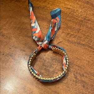 Colorful Silk Scarf Bracelet